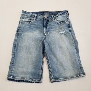 Silver Jeans Avery Bermuda Denim Shorts 29